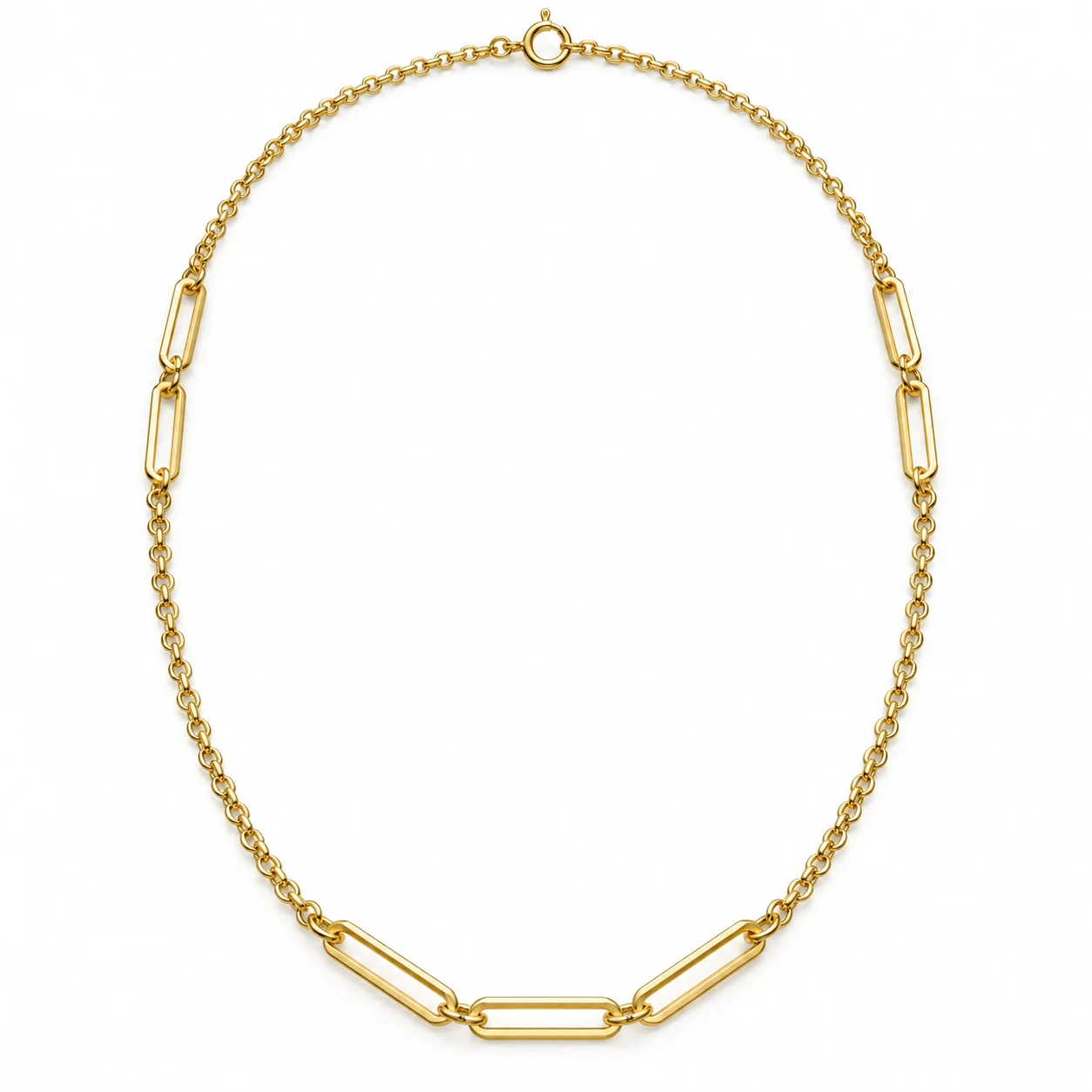 Linea Mixed-Link Necklace