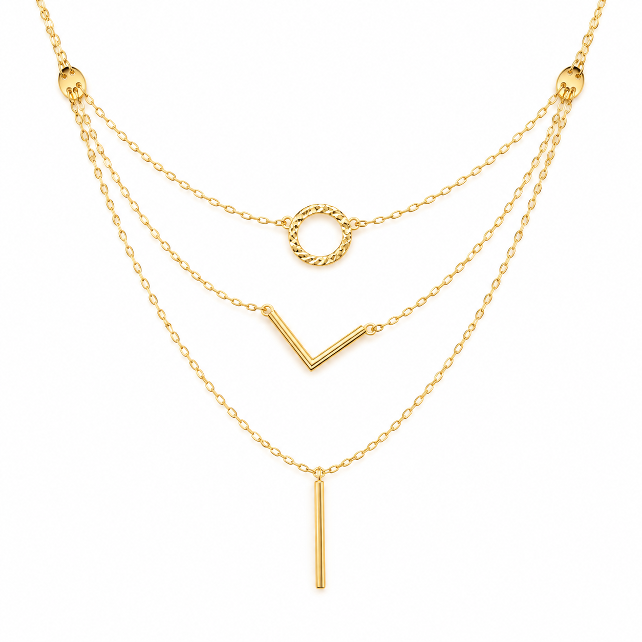 Trio Layered Necklace