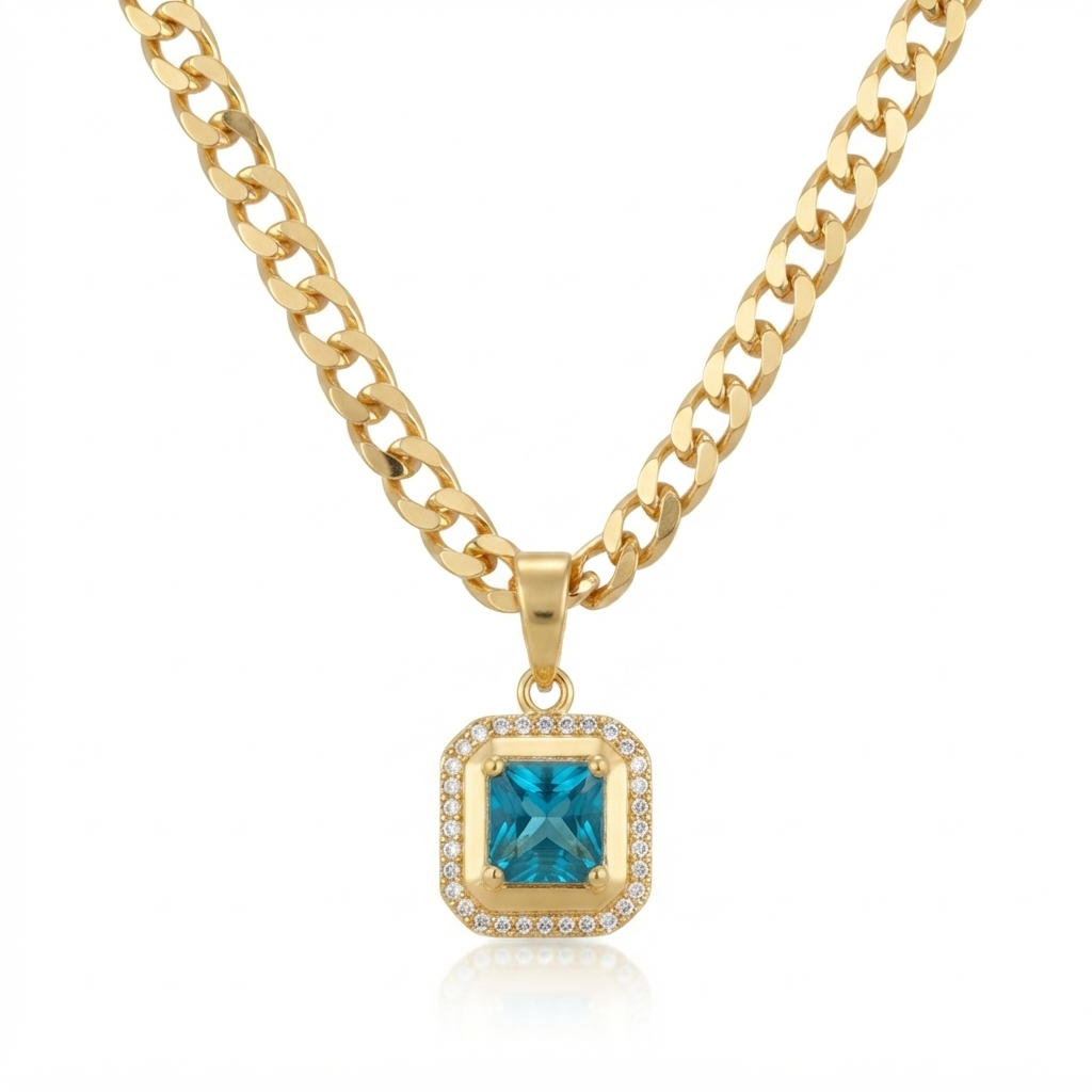 The Azure Quadrant Necklace