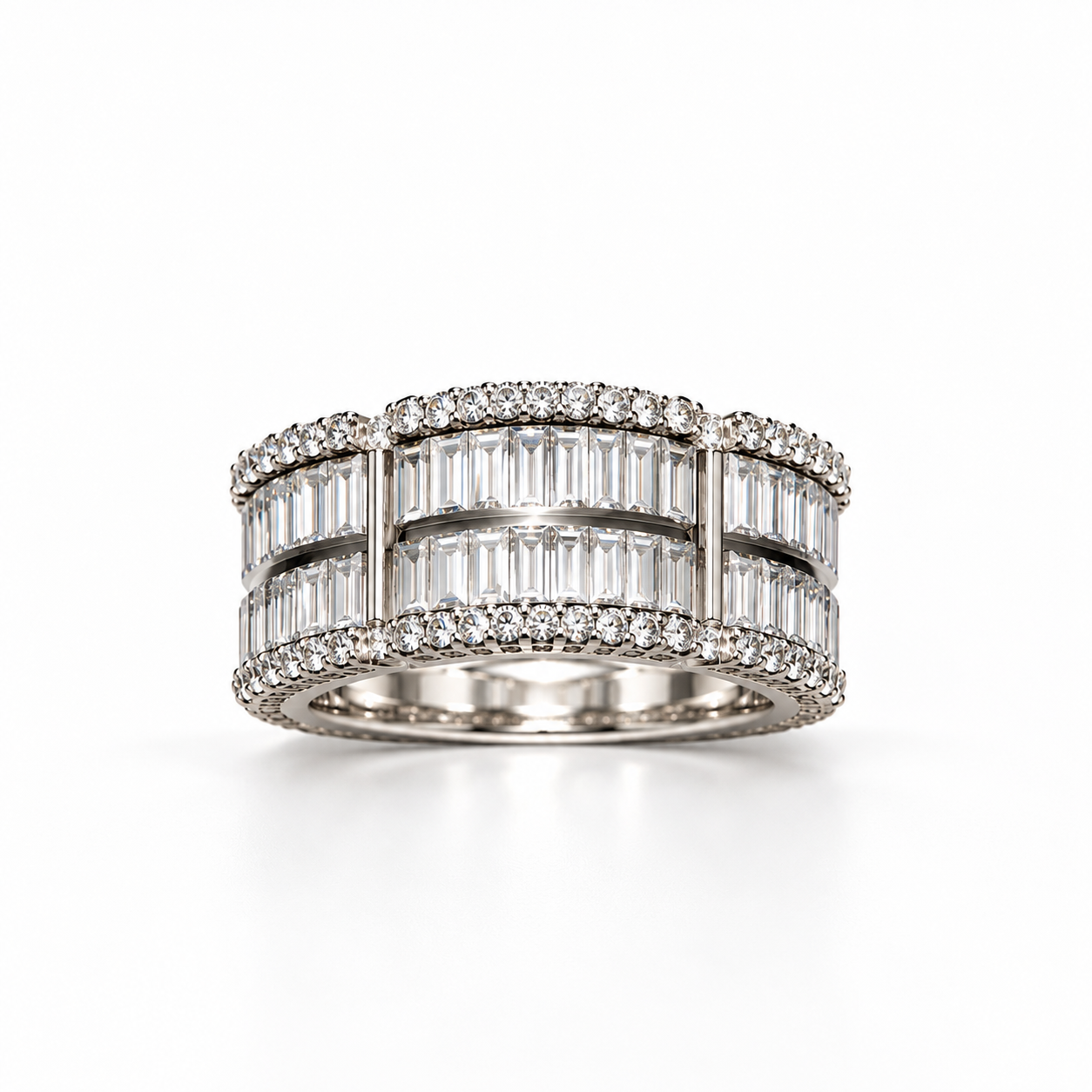 Élan Baguette Pavé Ring