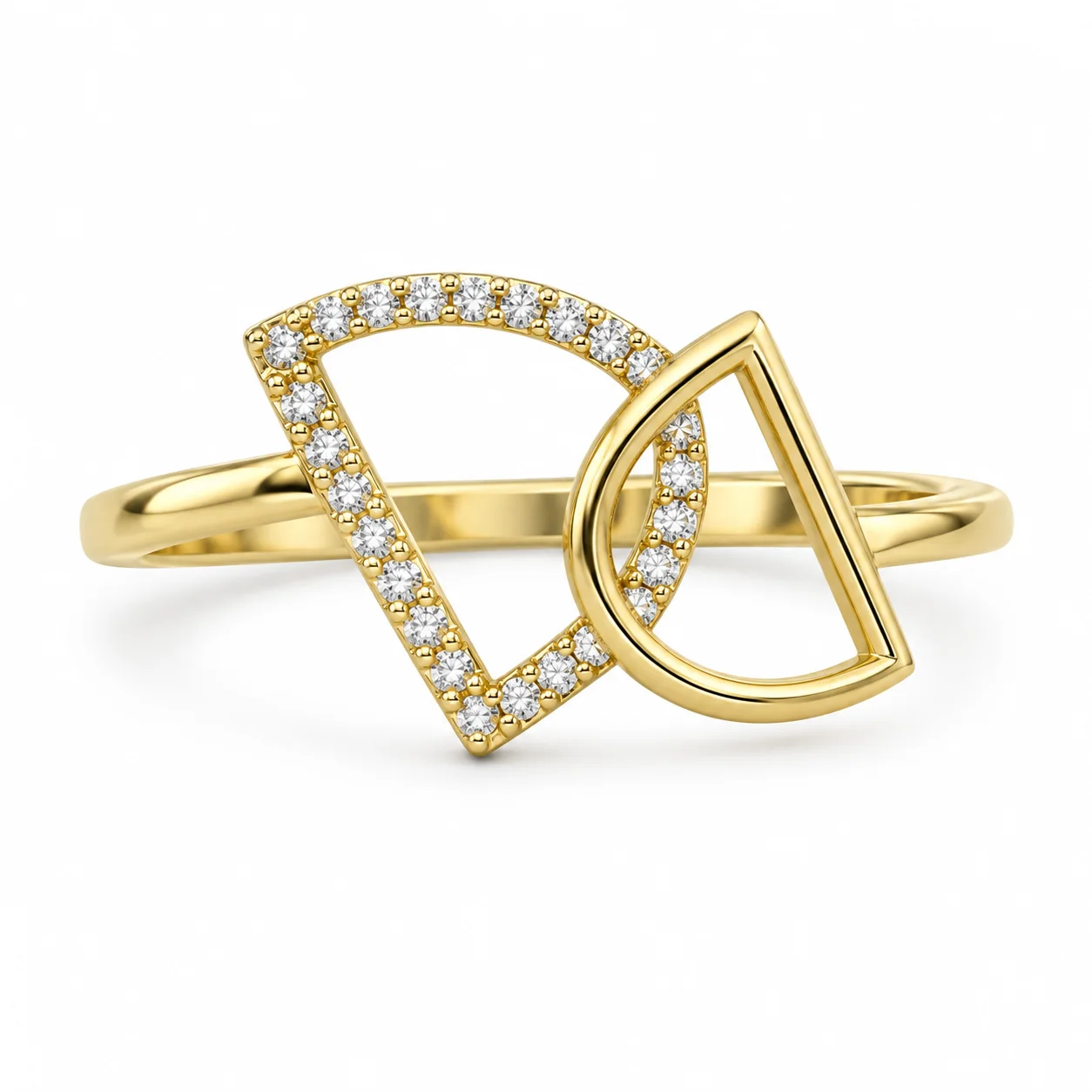 Aurelia Twin Fan Ring