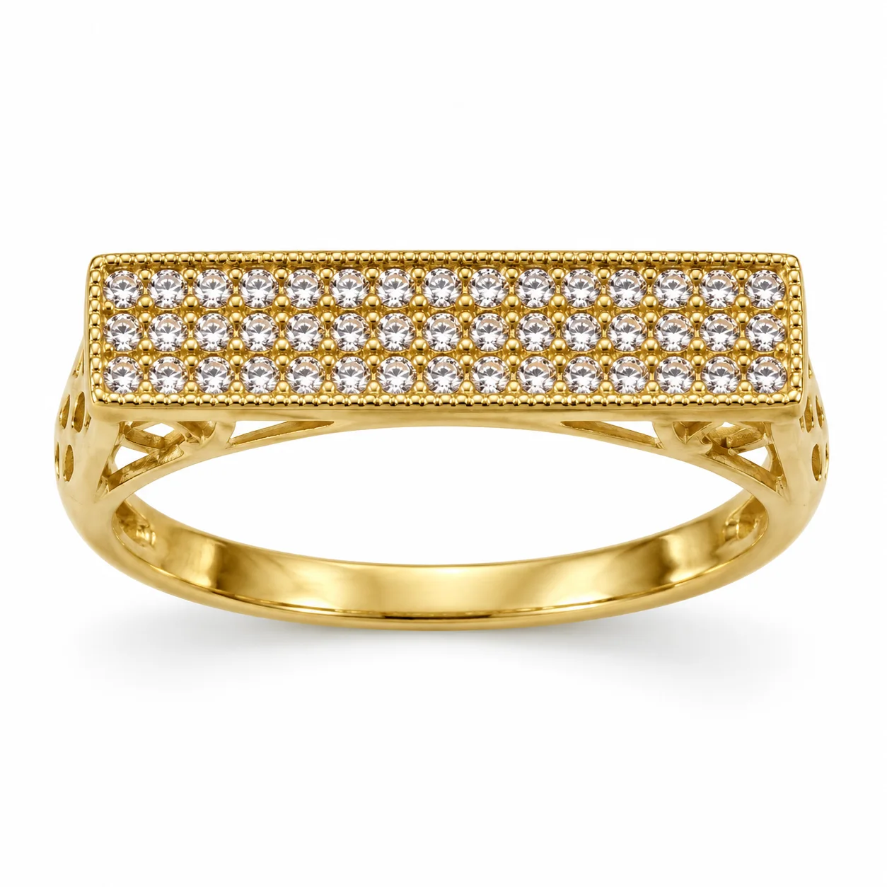 Aurelia Pavé Bar Ring