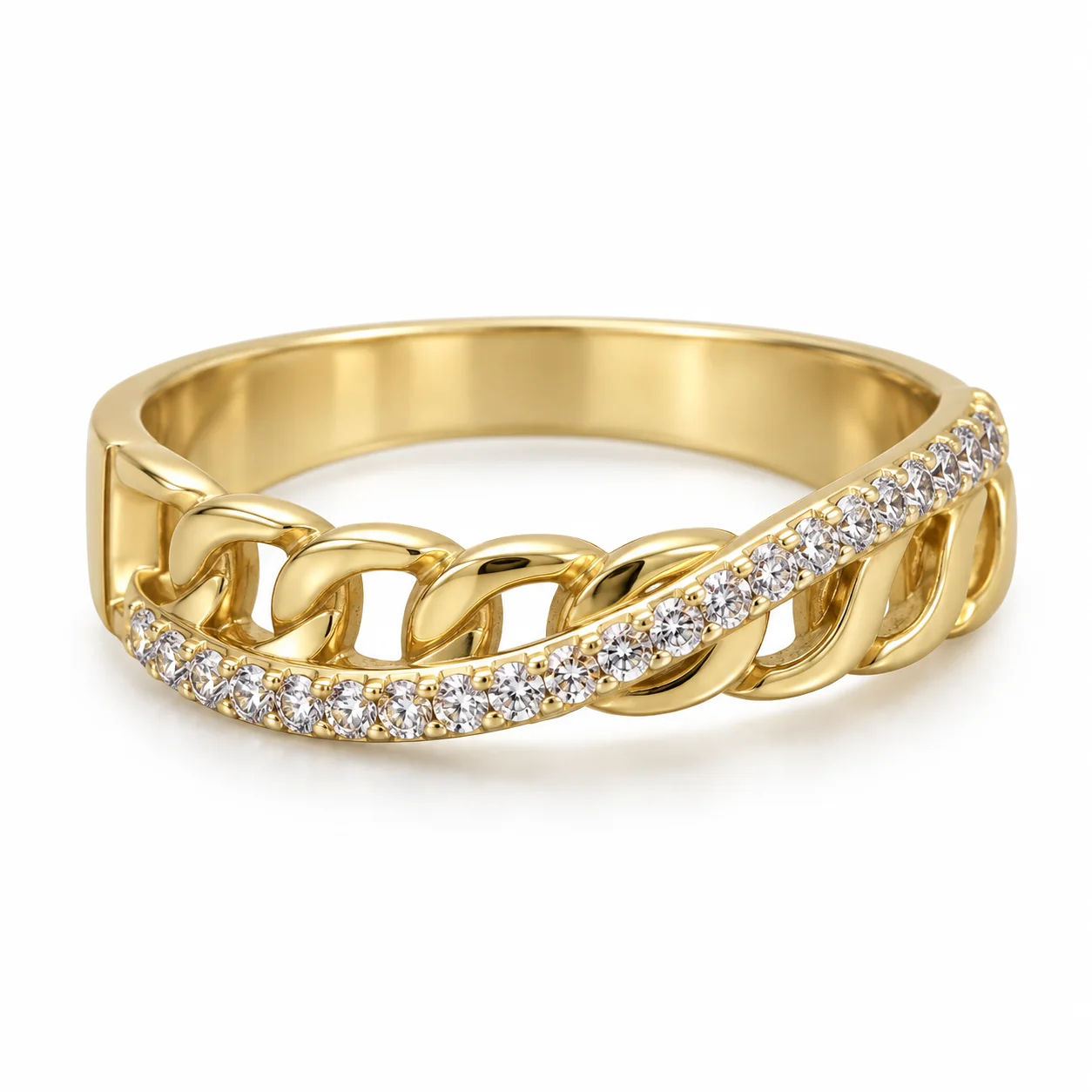 Aurelia Crossover Link Ring