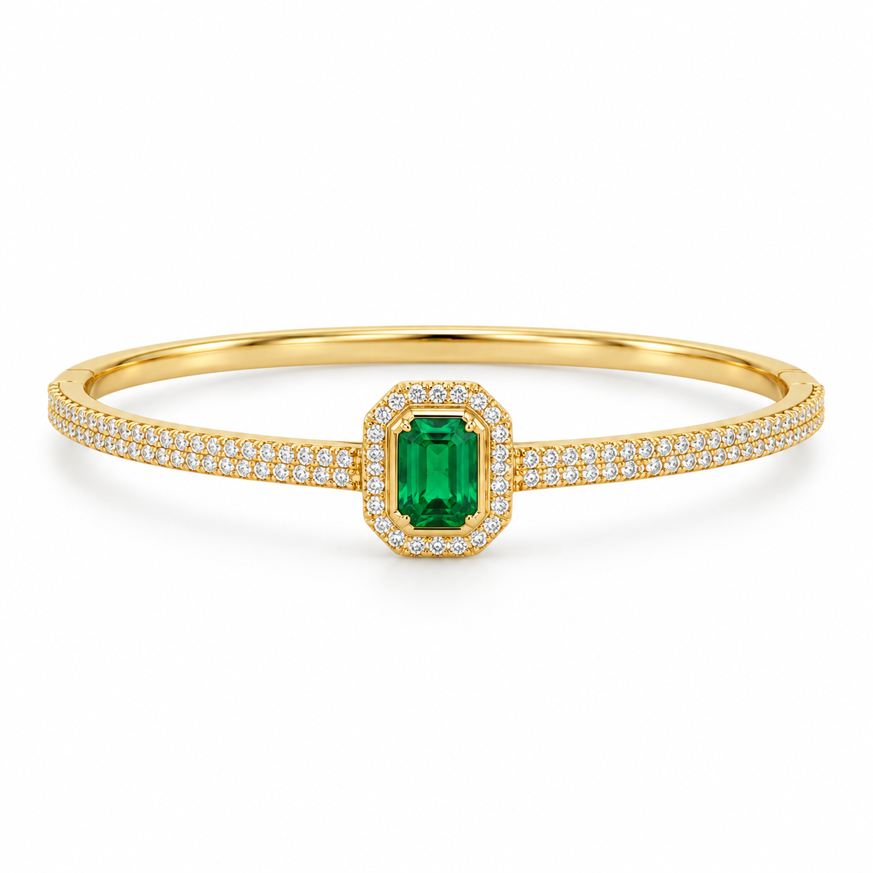 Verdant Halo Bangle