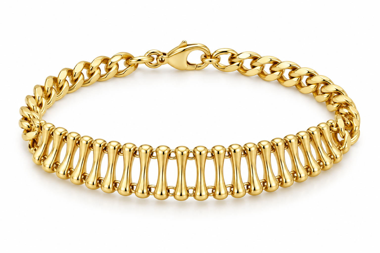 Hourglass Link Bracelet