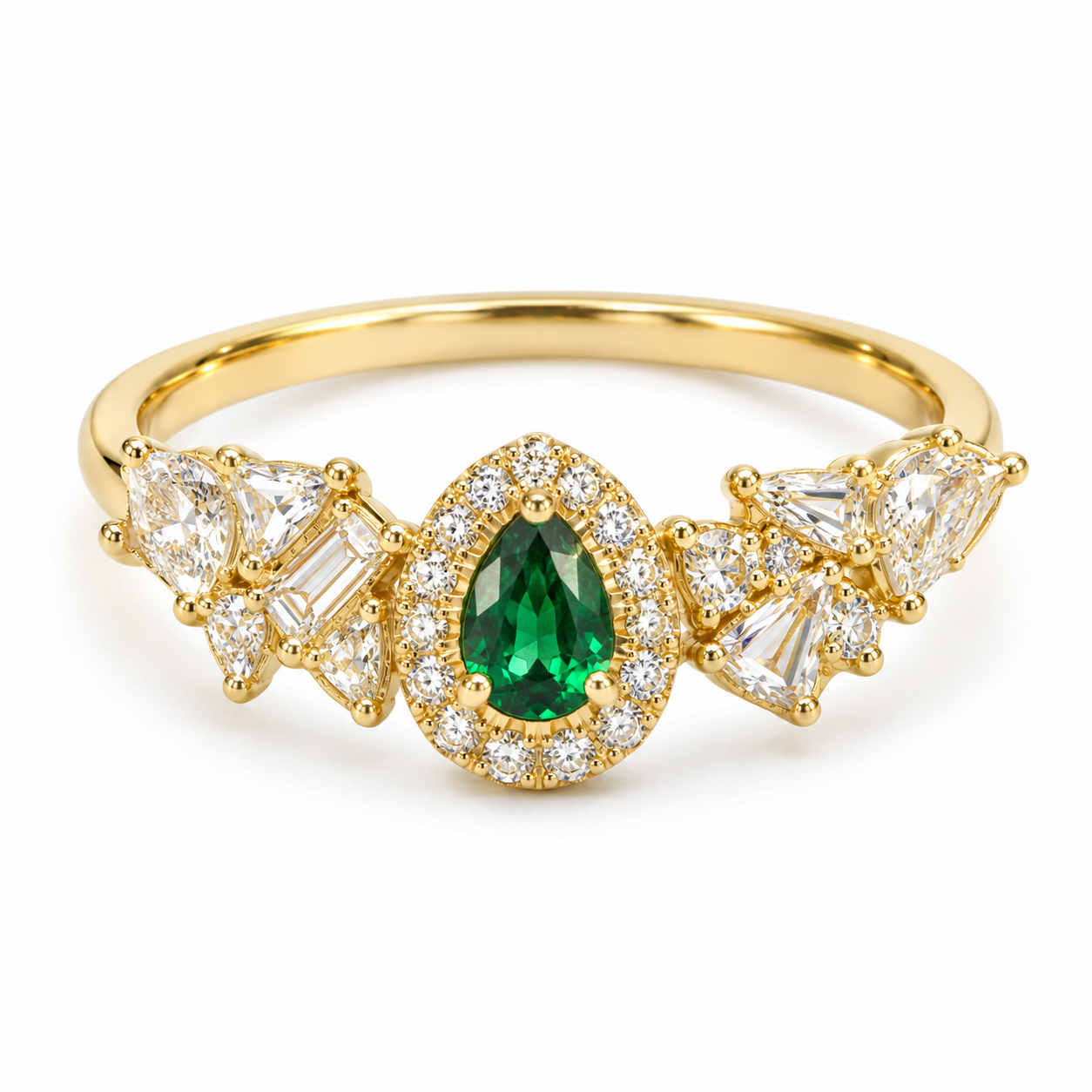 Emerald hour ring