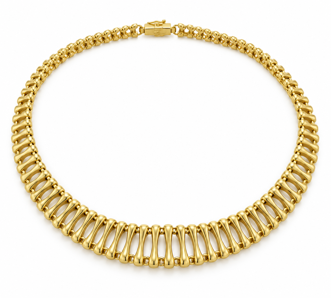 Hourglass Link Necklace