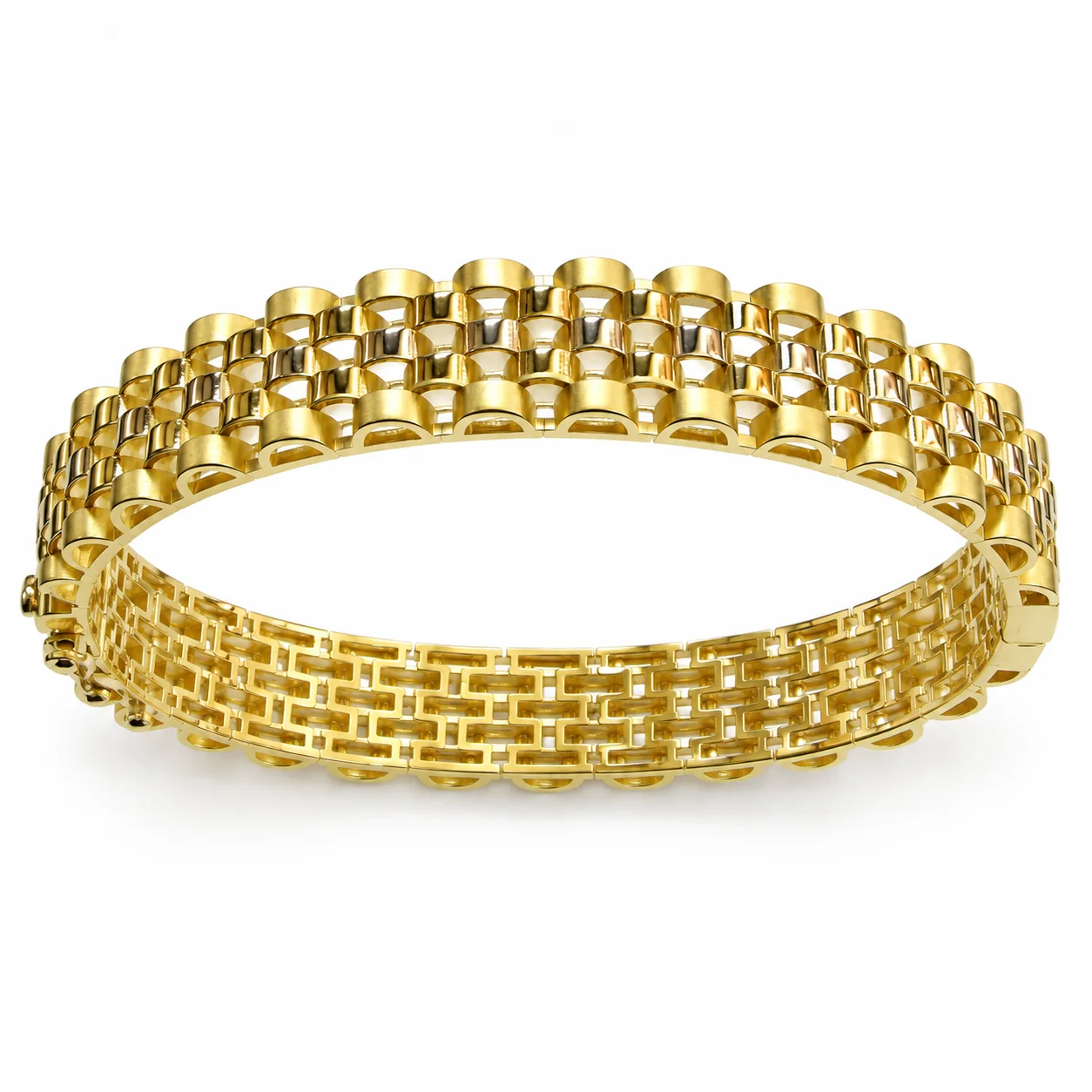Mosaic Watch-Link Bracelet