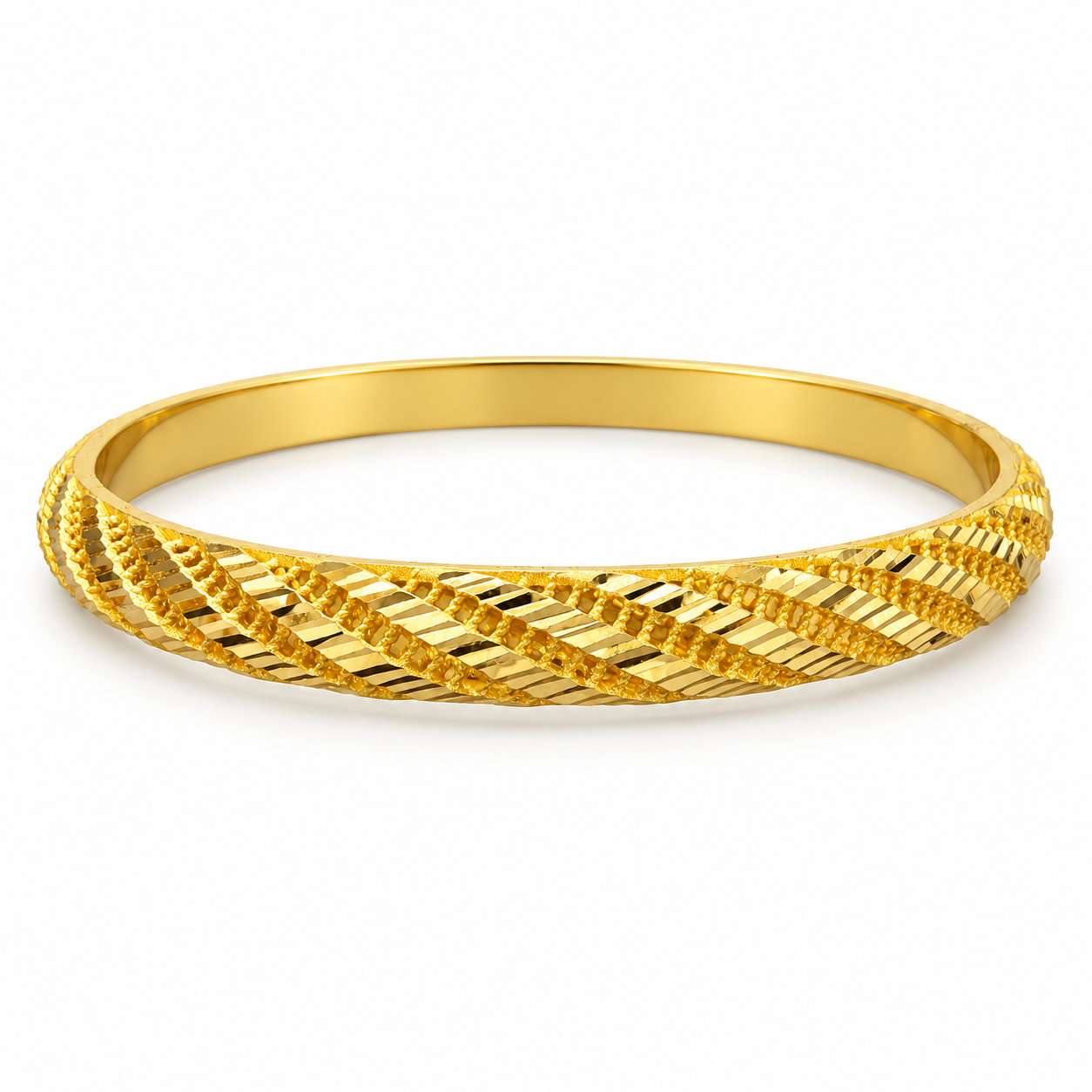 Tresse Gold Bangle