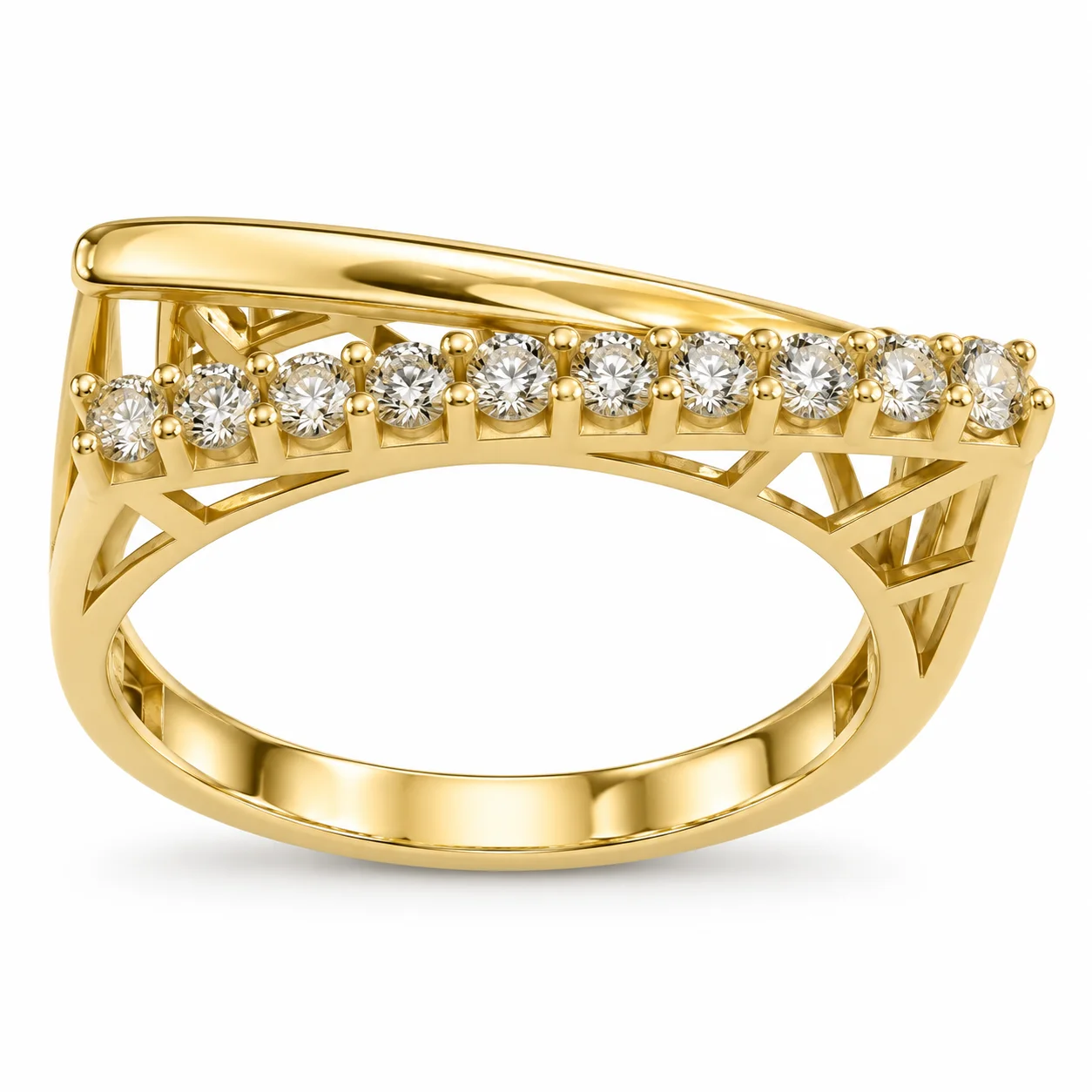 Pavé Bar Ring